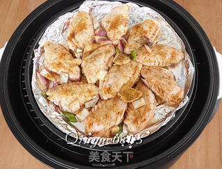 黑胡椒鸡翅(空气炸锅版)的做法步骤:4