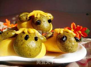 花式馒头之——萌小羊的做法步骤:10