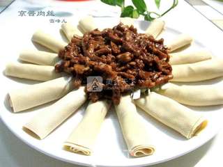 京酱肉丝的做法步骤:11