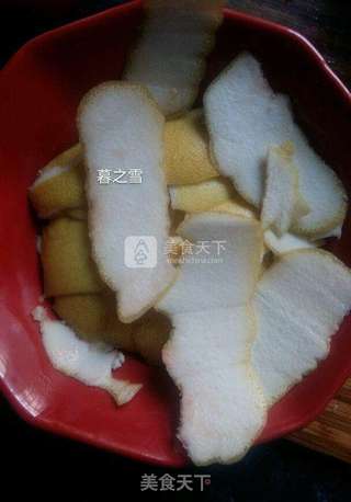 柚子皮糖的做法步骤:3