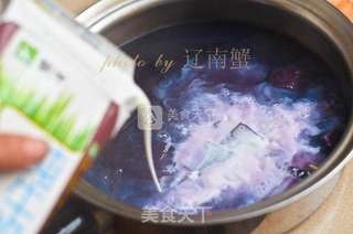 紫薯燕麦奶糊的做法步骤:3