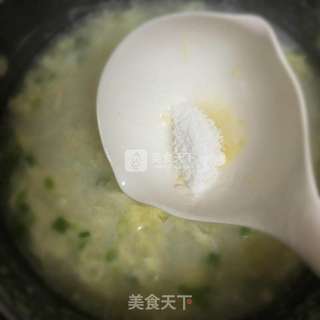 蛋花粥的做法步骤:8