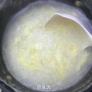 蛋花粥的做法步骤:6