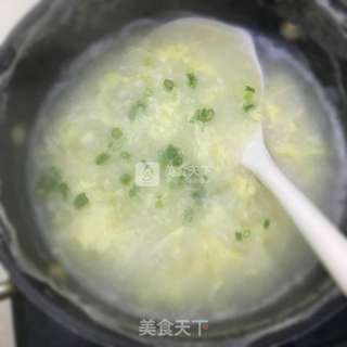 蛋花粥的做法步骤:7