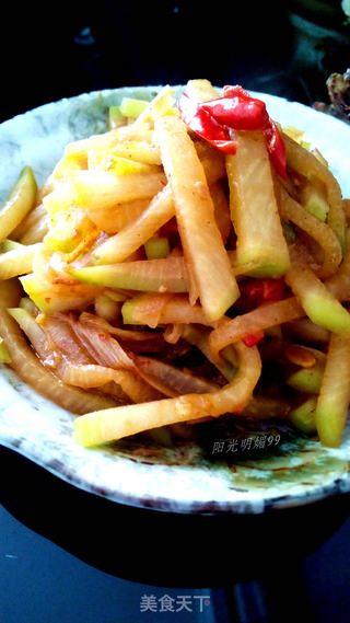 酱香萝卜丝的做法步骤:7
