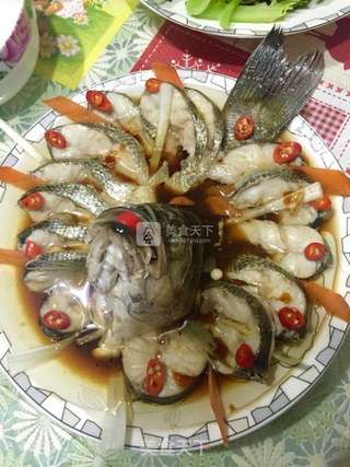 团圆开屏鱼的做法步骤:13