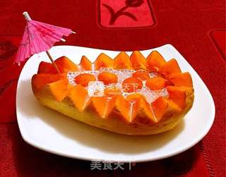 木瓜牛奶西米露的做法步骤:17