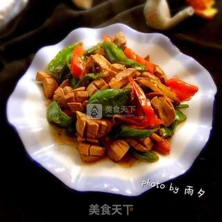 #双椒炒腰花的做法图解13