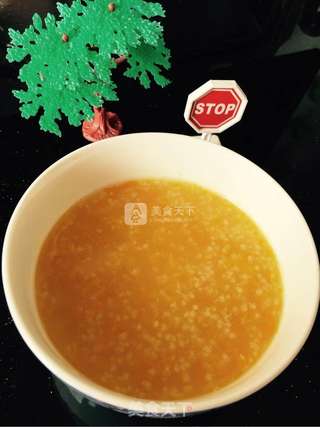 南瓜小米粥的做法步骤:6