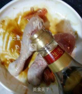 蜜汁烤鸡腿的做法步骤:2