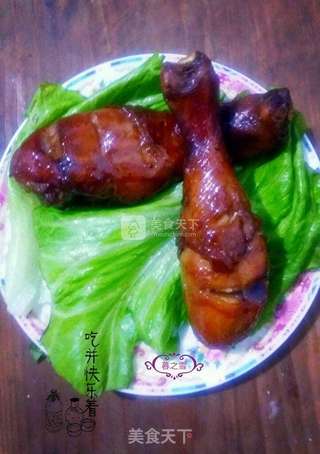 蜜汁烤鸡腿的做法步骤:8