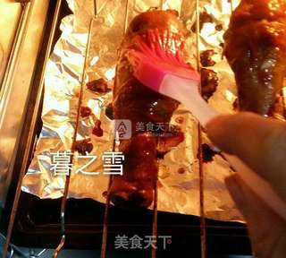 蜜汁烤鸡腿的做法步骤:7