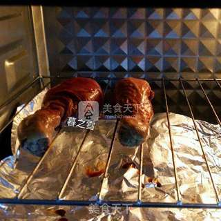 蜜汁烤鸡腿的做法步骤:6