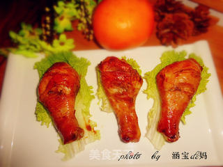 橙香烤鸡腿的做法步骤:8