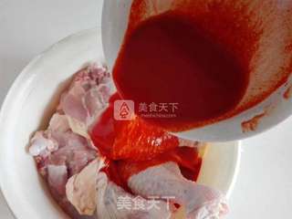 奥尔良烤鸡腿的做法步骤:4
