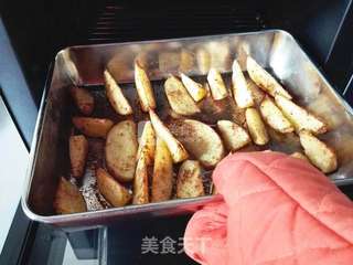 烤薯角的做法步骤:7