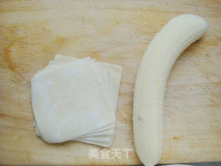香蕉酥果的做法步骤：1