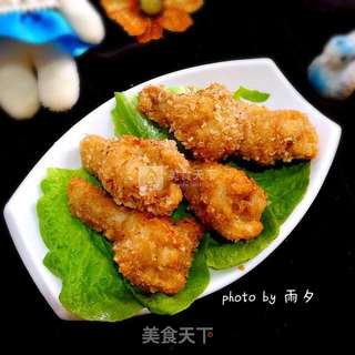 家庭自制炸鸡腿的做法步骤:11