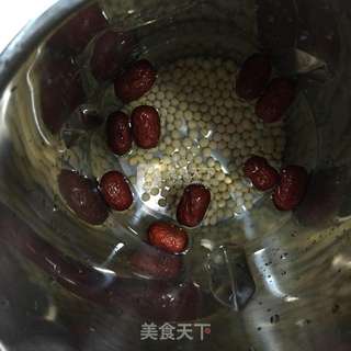 红枣黄豆浆的做法步骤:4