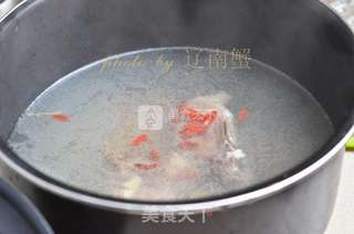 羊蝎子干贝清汤的做法步骤:5