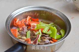 嫩姜炒鸡杂的做法步骤:5