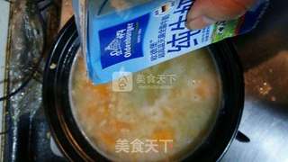 南瓜燕麦牛奶粥的做法步骤:5