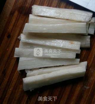 桂花蜜山药的做法步骤:2