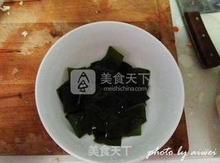 鲜虾味噌汤的做法步骤:4