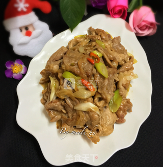 大葱爆肉片的做法步骤:11