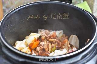 莲藕焖鸡块的做法步骤:7