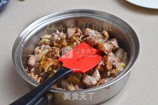 莲藕焖鸡块的做法步骤:6