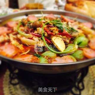 麻辣鱼锅的做法步骤:8