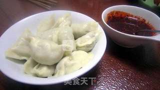 茄子馅大饺子的做法步骤：9