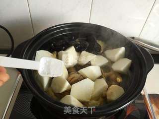 玉米山药母鸡汤的做法步骤:7