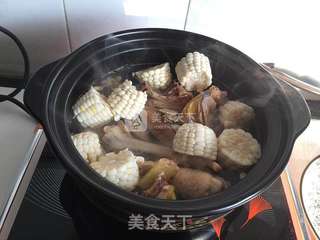玉米山药母鸡汤的做法步骤:6
