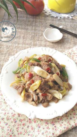 葱爆羊肉的做法步骤:7