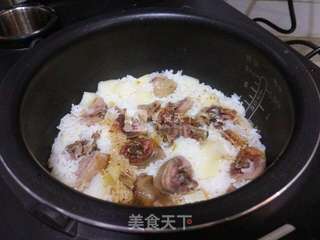 土豆腊鸡饭的做法步骤:6