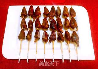烤鸡心串串的做法步骤:13