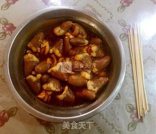 烤鸡心串串的做法步骤:8