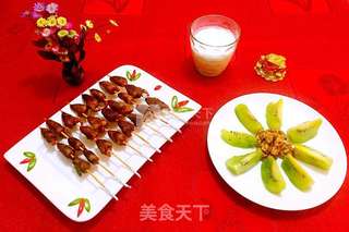 烤鸡心串串的做法步骤:17