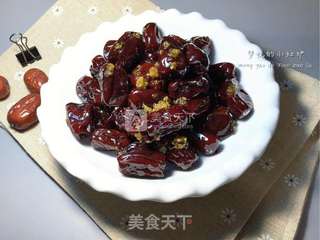 桂花蜜汁红枣的做法步骤:6