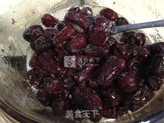 桂花蜜汁红枣的做法步骤:5