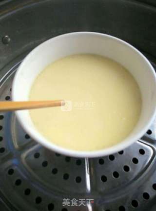 肉末蛋羹的做法步骤:6