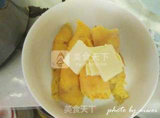 芝士焗番薯的做法步骤:4