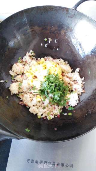韩式辣椒海苔炒饭的做法步骤:7