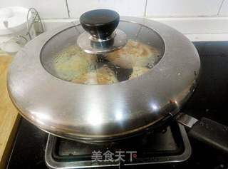 传统美味——青椒外婆肉菜盒的做法步骤:16