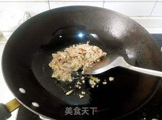 传统美味——青椒外婆肉菜盒的做法步骤：4