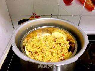 金玉满堂—小米蒸排骨的做法步骤:10
