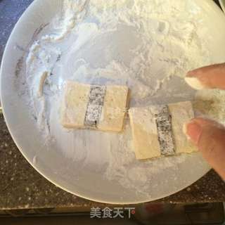 照烧海苔豆腐的做法步骤:4