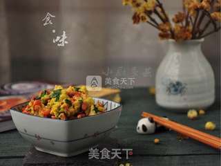小虾米炒蛋的做法步骤:12